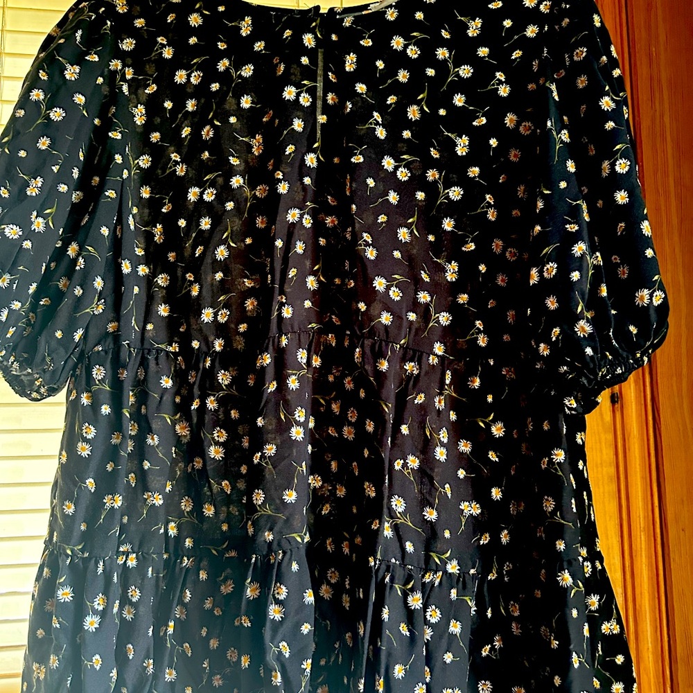 Lily White Ruffle blouse